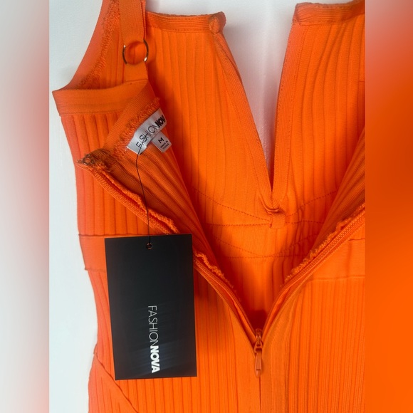 Misty Bandage Midi Dress - Orange 
Fashion Nova - Picture 8 of 10